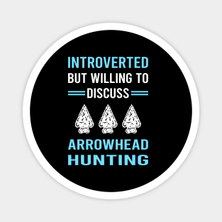 Introverted Arrowhead Hunter Hunting Arrowheads Magnet